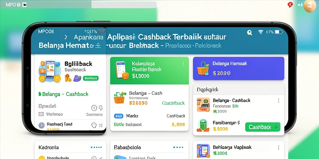 Screenshot MPO08 menampilkan antarmuka pengguna yang intuitif dan fungsi cashback.