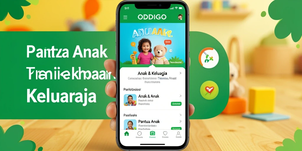 Tampilan antarmuka aplikasi Pantau Anak ODDIGO yang ramah pengguna.