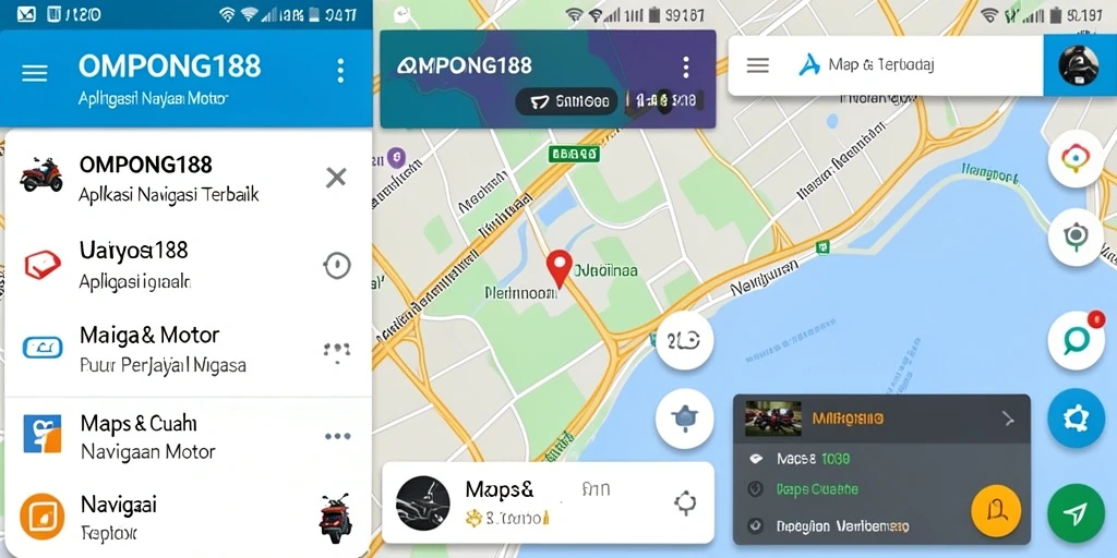 Antarmuka OMPONG188 yang intuitif dan informatif untuk navigasi motor.